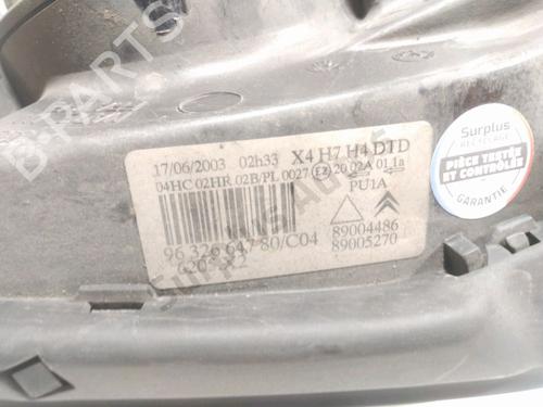Right headlight CITROËN C5 I (DC_) 1.8 16V (DC6FZB, DC6FZE) | BP28266326C29 