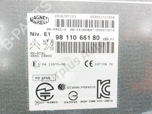 Radio PEUGEOT 208 I (CA_, CC_) 1.6 HDi / BlueHDi 75 | BP28231971E6 