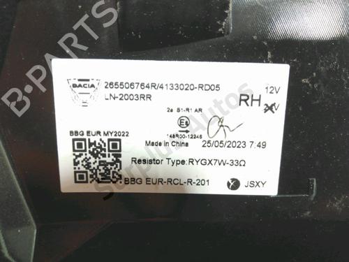 Right taillight DACIA SPRING EV (B6M1) | BP33686490C35 - Image 3