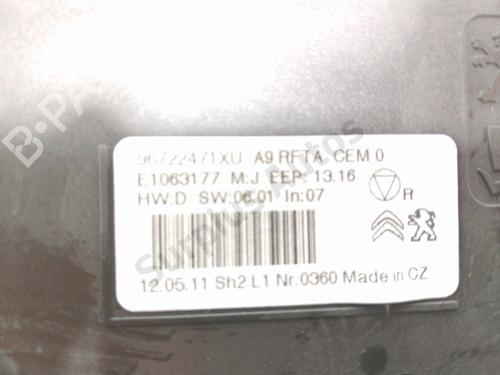 AC Styreenhet / Manøvreringsenhet PEUGEOT 208 I (CA_, CC_) 1.4 HDi | BP28616931I5