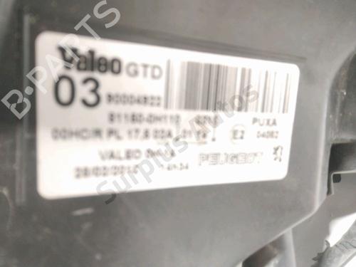 Left headlight CITROËN C1 (PM_, PN_)  | BP28266843C28 