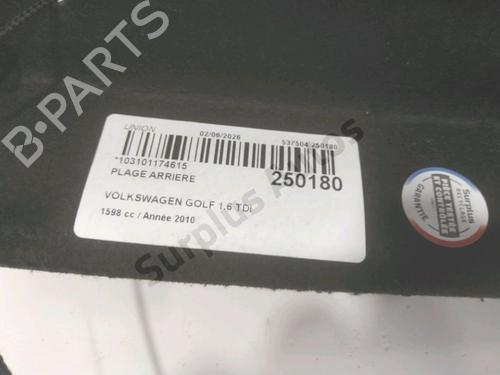 Rear parcel shelf VW GOLF VI (5K1) 1.6 TDI | BP37784076C85 - Image 3