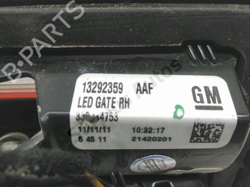 Right tailgate light OPEL ZAFIRA TOURER C (P12) 2.0 CDTi (75) | BP31005767C80 - Image 3