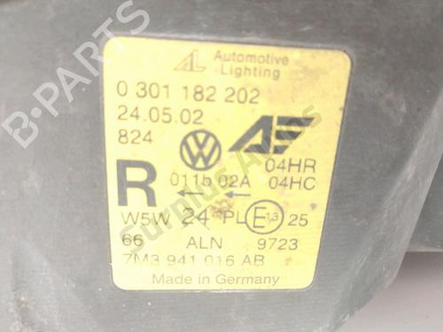 Right headlight VW SHARAN (7M8, 7M9, 7M6) 1.9 TDI | BP28266398C29 