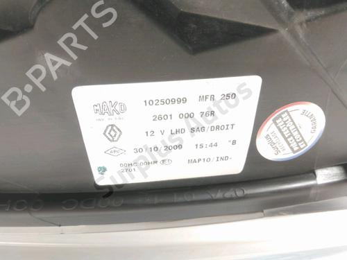 Højre forlygte RENAULT FLUENCE (L3_) 1.5 dCi (L30B) | BP28266357C29 