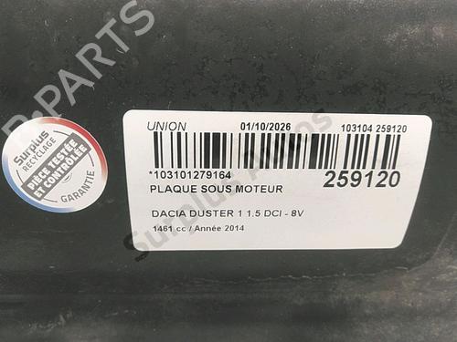 Underbody protection DACIA DUSTER (HS_) 1.5 dCi | BP39705501M92 - Image 2