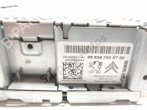 Radio PEUGEOT 1007 (KM_) 1.4 HDi | BP28232332E6