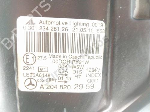 Left headlight MERCEDES-BENZ C-CLASS (W204) C 350 CDI 4-matic (204.092) | BP37787085C28 - Image 3