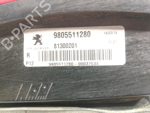Right tailgate light PEUGEOT 3008 I MPV (0U_) 1.6 HDi | BP28267441C80 