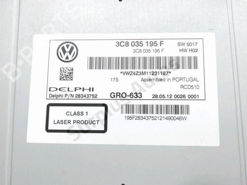 Radio VW GOLF VI (5K1) 1.6 TDI | BP37769919E6 - Image 3