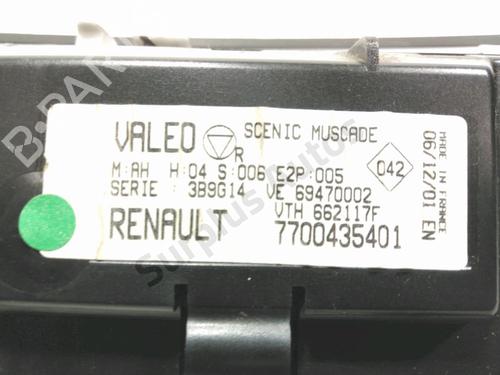 Airco bedieningspaneel RENAULT SCÉNIC I MPV (JA0/1_, FA0_) 1.9 dCi (JA05, JA1F) | BP28228140I5 