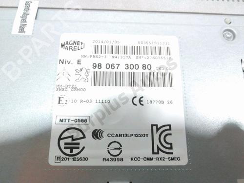 Radio PEUGEOT 208 I (CA_, CC_) 1.6 HDi | BP29265948E6