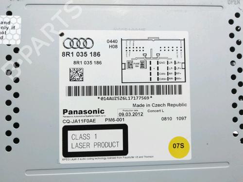 Radio AUDI A5 Sportback (8TA) 2.0 TDI | BP28231910E6 