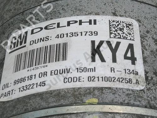 AC compressor OPEL MERIVA A MPV (X03) 1.4 16V Twinport (E75) | BP30986694M34