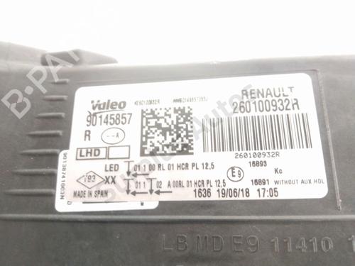 Right headlight RENAULT MEGANE IV Hatchback (B9A/M/N_) 1.8 RS TCe 280 (B9M6) | BP28266347C29 