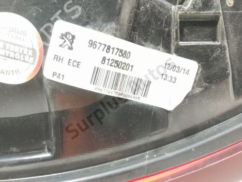 Right taillight PEUGEOT 308 II (LB_, LP_, LW_, LH_, L3_) 1.6 HDi | BP29496210C35 