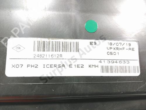 Instrument cluster RENAULT TWINGO III (BCM_, BCA_) 0.9 TCe 95 | BP37769273C47 - Image 3