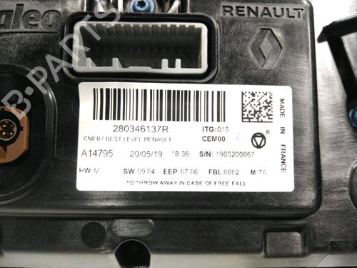 Display monitor RENAULT CLIO V (B7_) 1.5 Blue dCi 85 (B7AG) | BP28229751C48