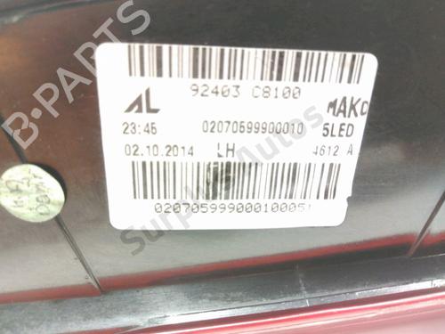 Left tailgate light HYUNDAI i20 II (GB, IB) 1.2 | BP28268095C79 
