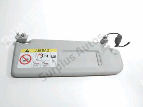 Used Right sun visor VW POLO V (6R1, 6C1) 1.4 TDI (90 hp) 31163232
