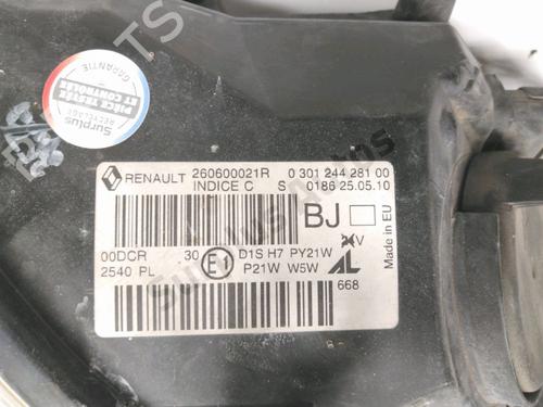 Faro izquierdo RENAULT MEGANE III Hatchback (BZ0/1_, B3_) 1.5 dCi (BZ09, BZ0D, BZ1W, BZ29, BZ14) | BP29008588C28 
