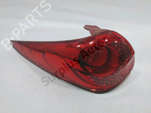 Used Left taillight PEUGEOT 207 SW (WK_) 1.6 HDi (90 hp) 31006729