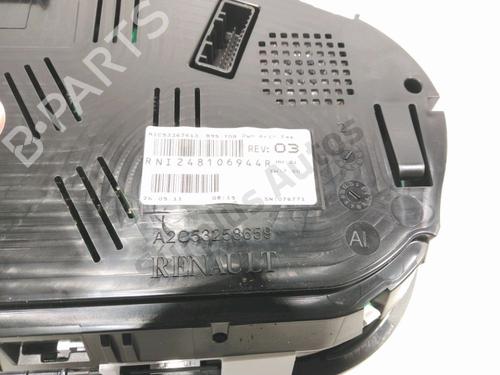 Instrument cluster RENAULT MEGANE III Hatchback (BZ0/1_, B3_) 1.4 TCe (BZ0F, BZ1V) | BP28230991C47 