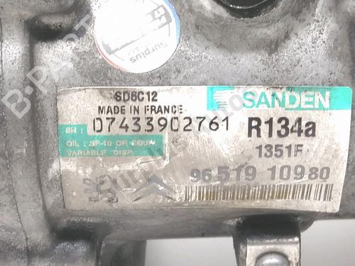 AC compressor PEUGEOT 307 (3A/C) 1.6 HDi 110 | BP37167595M34  - Image 5