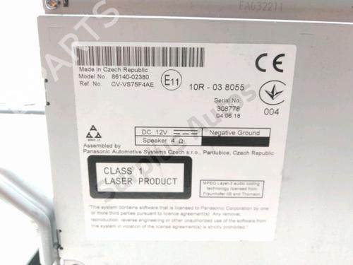 Radio TOYOTA AURIS Estate (_E18_) 1.8 Hybrid (ZWE186_, ZWE186R, ZWE186H) | BP28232041E6 