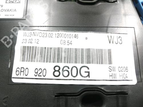 Instrument cluster VW POLO V (6R1, 6C1) 1.2 | BP28230641C47 