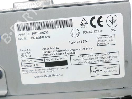 Radio PEUGEOT 108 1.0 VTi | BP28231757E6