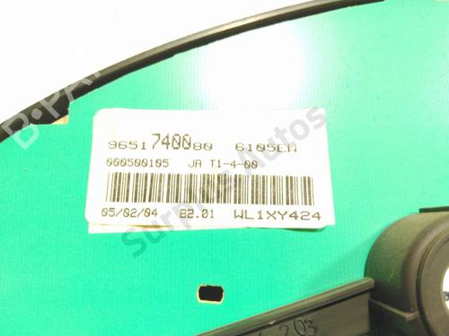 Instrument cluster PEUGEOT 206 Hatchback (2A/C) 1.4 HDi eco 70 | BP31058406C47