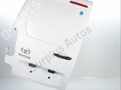 Used Left tailgate TOYOTA PROACE CITY Box Body/MPV (BPZ_) 1.5 D-4D 100 (BPZM) (102 hp) 32202877