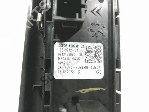 Left front window switch OPEL CORSA F (P2JO) 1.2 (68) | BP28249293I27 