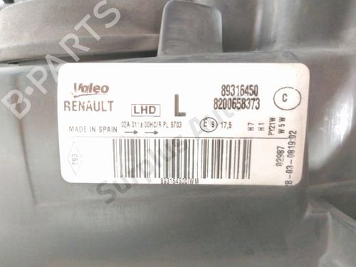 Left headlight RENAULT MODUS / GRAND MODUS (F/JP0_) 1.5 dCi (FP0F, JP0F) | BP28266784C28 
