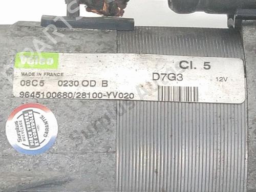 Starter PEUGEOT 206 SW (2E/K) 1.6 HDi 110 | BP35972358M8 - Image 5