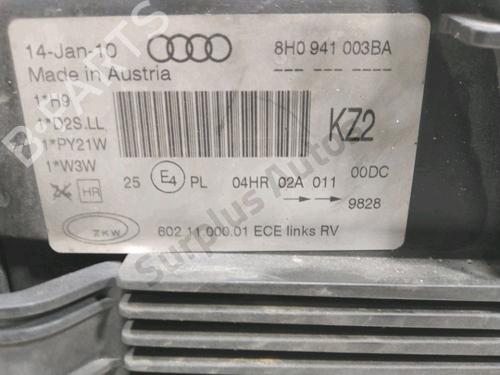 Left headlight AUDI A4 B6 Convertible (8H7) 2.5 TDI | BP31005265C28