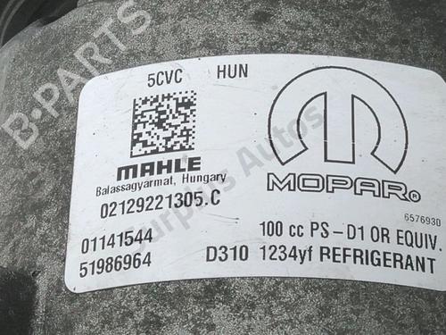 AC compressor FIAT 500L (351_, 352_) 1.3 D Multijet (199.LYM11, 199.LYM1A) | BP32975958M34 - Image 5