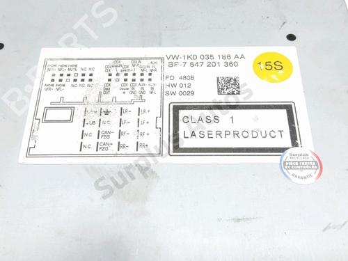 Radio VW GOLF VI (5K1) 2.0 TDI | BP34262520E6 - Image 2
