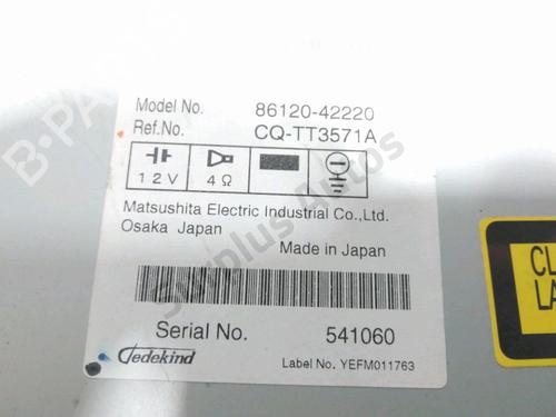 Bilradio TOYOTA RAV 4 III (_A3_) 2.2 D 4WD (ALA30_, ALA30R) | BP29857479E6