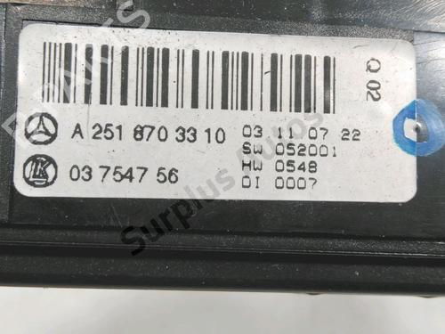 Warning switch MERCEDES-BENZ R-CLASS (W251, V251) R 320 CDI 4-matic (251.022, 251.122) | BP30990209I22 - Image 3