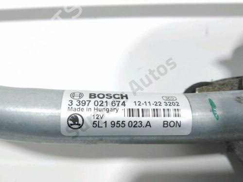 Front wipers mechanism SKODA YETI (5L) 2.0 TDI | BP28273611C83 