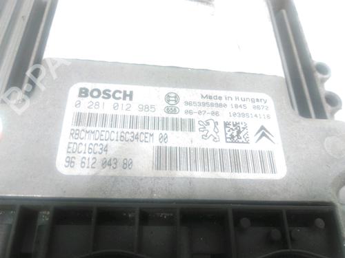 Engine control unit (ECU) PEUGEOT 307 Break (3E) 1.6 HDi 110 | BP30984535M57