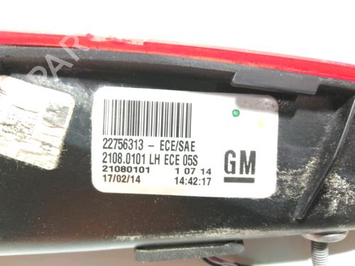 Left tailgate light OPEL INSIGNIA A (G09) 2.0 CDTI (68) | BP28268113C79 