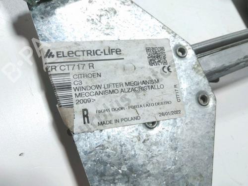 Front right window mechanism CITROËN C3 II (SC_) 1.4 HDi 70 (SC8HZC, SC8HR0, SC8HP4) | BP39765344C23 - Image 4