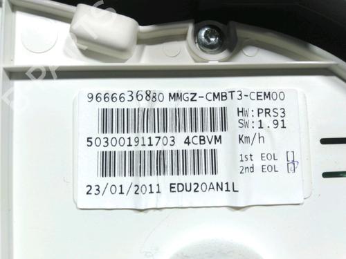 Instrument cluster PEUGEOT 206+ (2L_, 2M_) 1.4 HDi eco 70 | BP28230456C47 