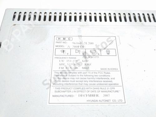 Radio HYUNDAI i30 (FD) 1.6 CRDi | BP37770101E6 - Image 3