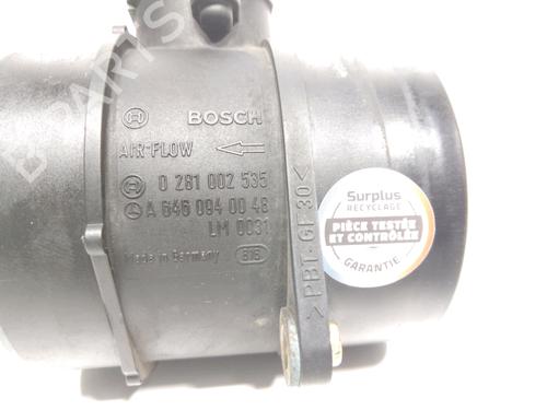 Mass air flow sensor MERCEDES-BENZ C-CLASS (W203) C 200 CDI (203.007) | BP28221135M95 