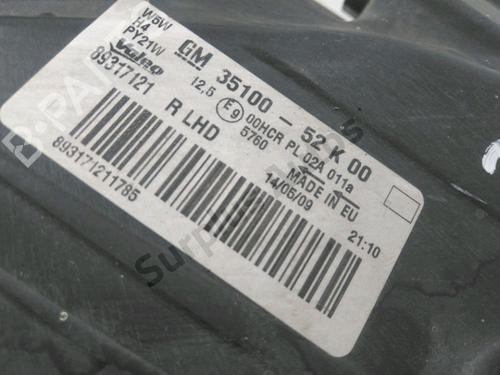 Right headlight OPEL AGILA B (H08) 1.0 (F68) | BP36796796C29 - Image 2