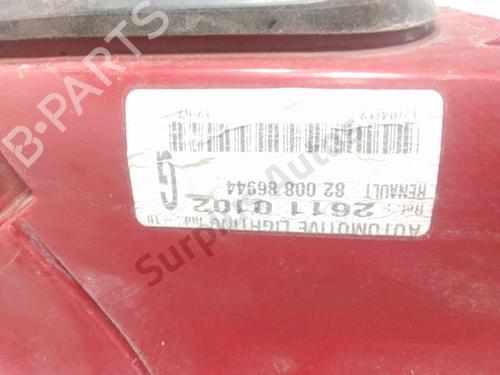 Left taillight RENAULT CLIO III (BR0/1, CR0/1) 1.2 16V (BR02, BR0J, BR11, CR02, CR0J, CR11) | BP28270304C34 